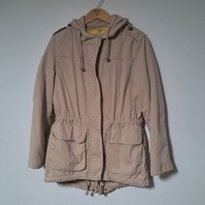 Old Navy Women Hooded Anorak Utility Rugged Jacket Lined Classic Sz. M